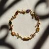 Bracelet "Aura Multicolore" – Doré & Cristaux Étincelants