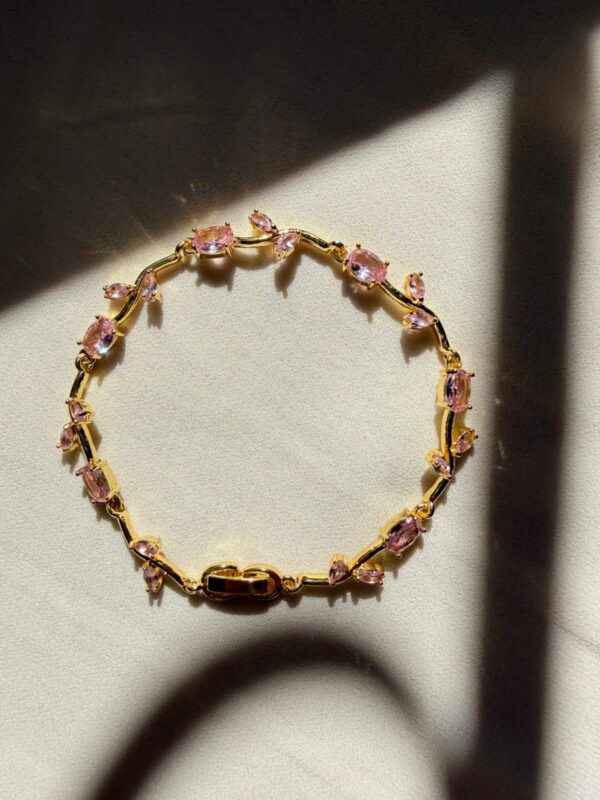 Bracelet "Éclat de Pivoine" (Full Rose)