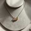 Collier "Majesté" – Cygne Étincelant Or et Cristaux