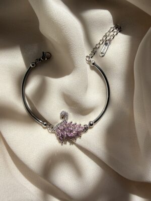 Bracelet Cygne Rose